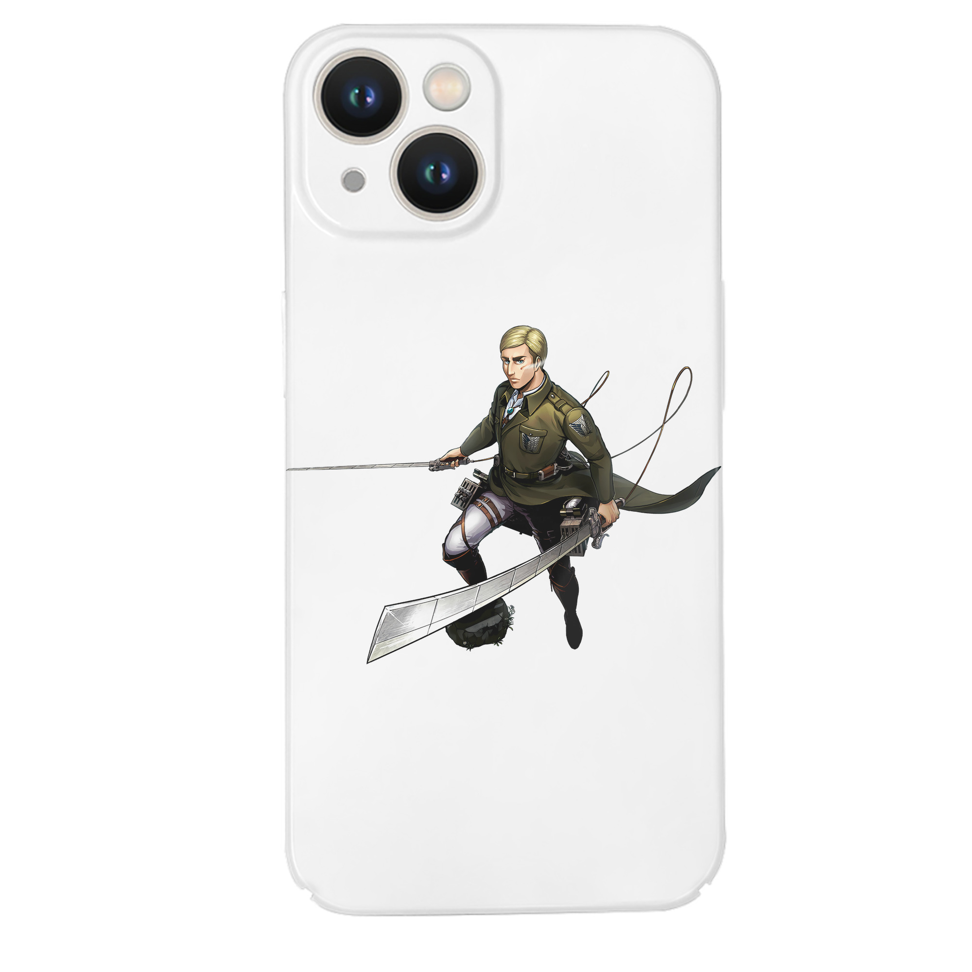 （画像用） 進撃の巨人 エルヴィン・スミス Attack on Titan Erwin Smith 【iPhone 14シリーズ対応】ハードケース